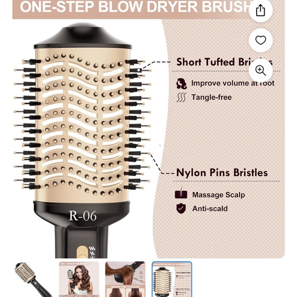 Hair Dryer Brush Blow Dryer Brush in One, 4 in 1 Hair Dryer and Styler Volumizer - Picture 5 of 5